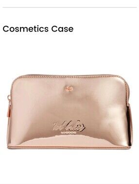 Ted Baker Metallic Rose Gold Makeup Pouch